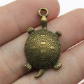 34x28mm 3.4g Multicolor Zinc Alloy Turtle Charm Pendant for DIY Necklace Bracelet Jewelry Making
