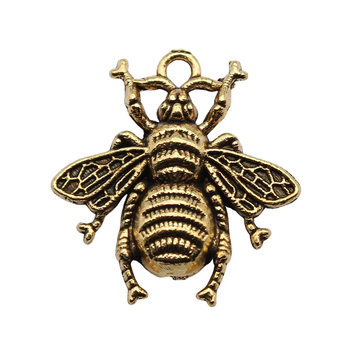 21x20mm 1.16g Multicolor Zinc Alloy Bee Charm Pendant for DIY Necklace Bracelet Jewelry Making