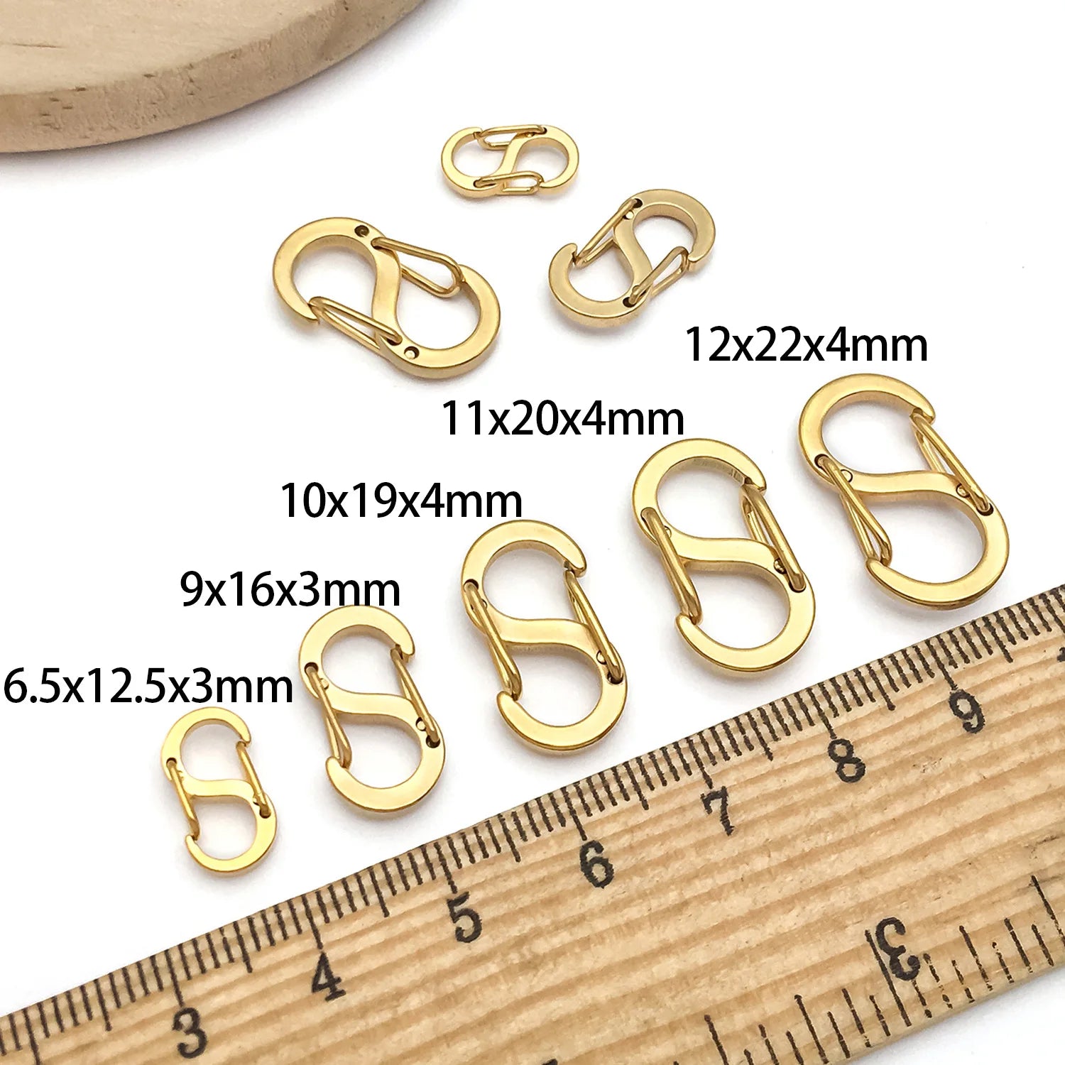 Stainless Steel S Shaped 8 Clasp for Bracelet, Necklace and Bag Hardware