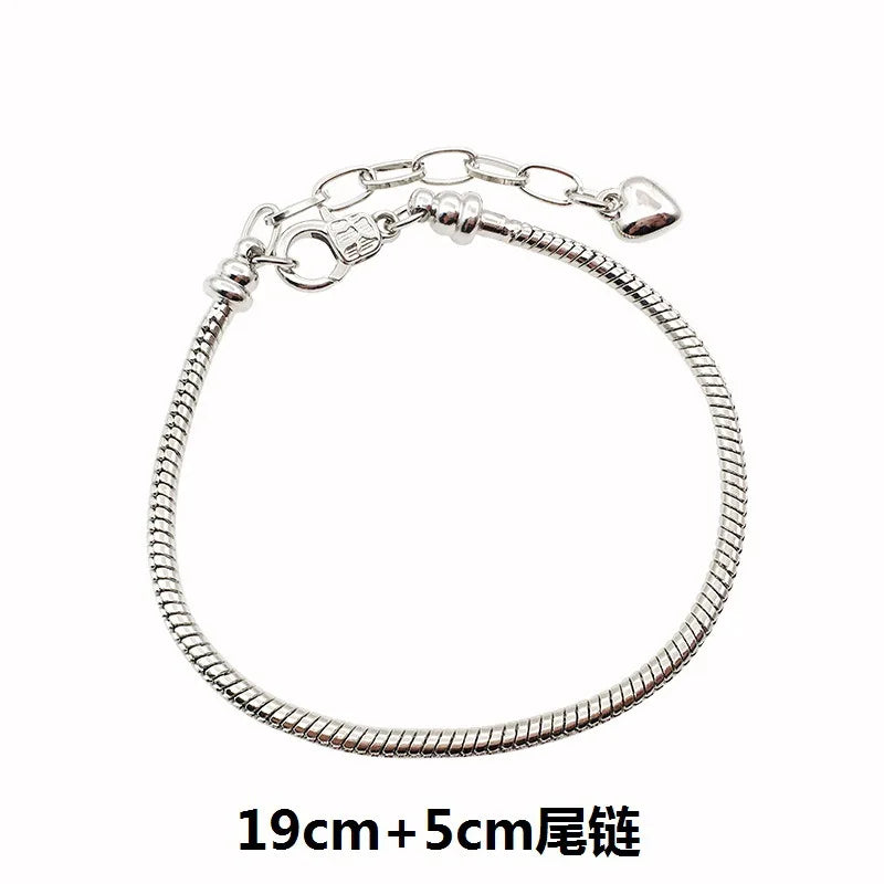 Copper Adjustable Basic Bracelet Jewelry Findings for DIY Charm Bracelet Making