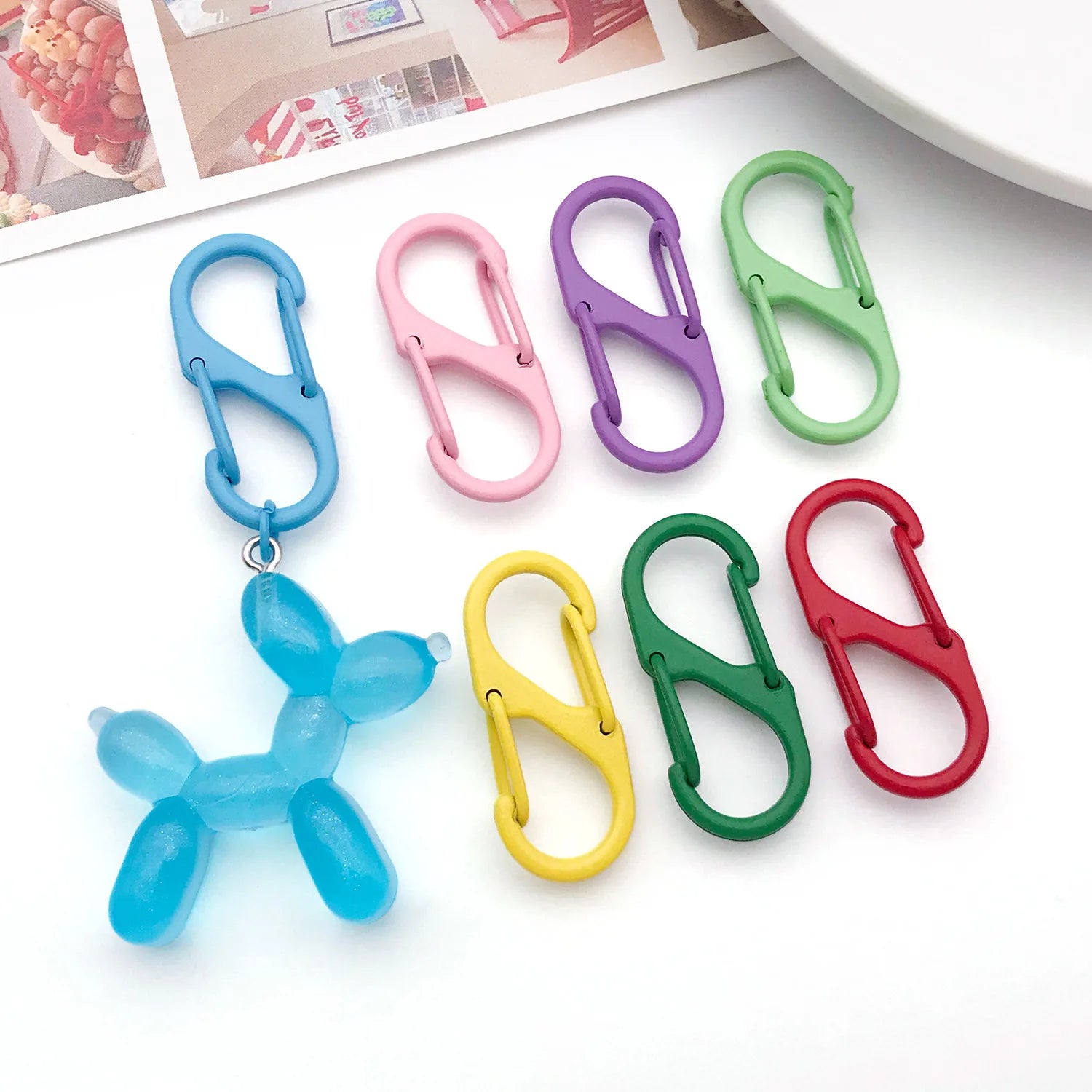 Enamel Zinc Alloy Spring Clasps Style 0390