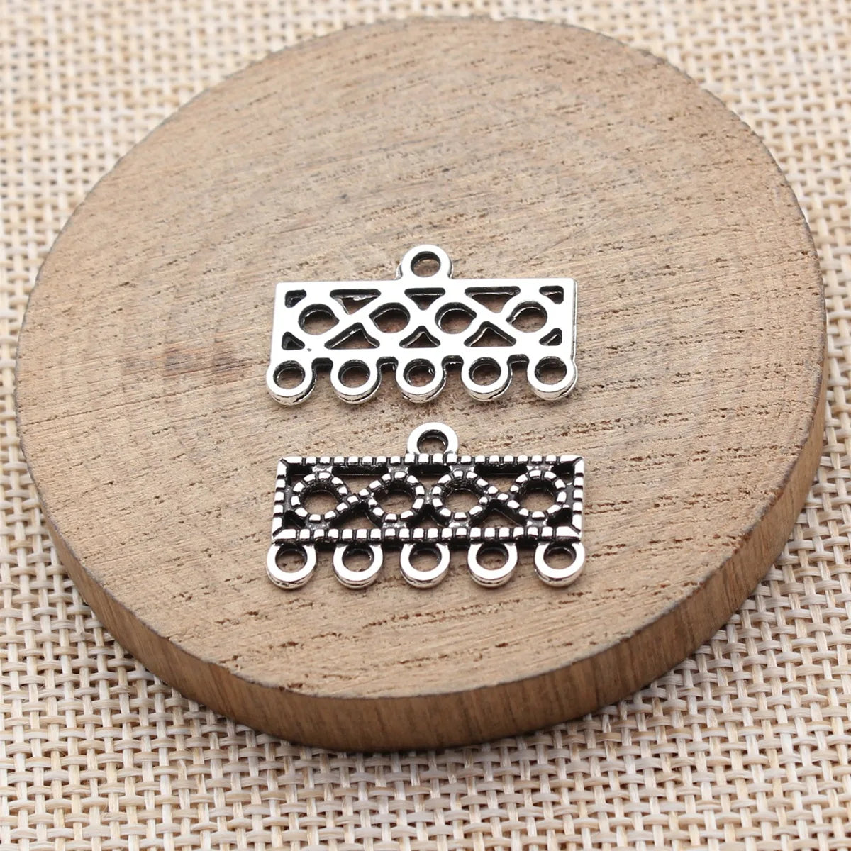 24x14mm 1.5g Multi Color Zinc Alloy Earring Connector Charm Findings for DIY Earrings Jewelry Making