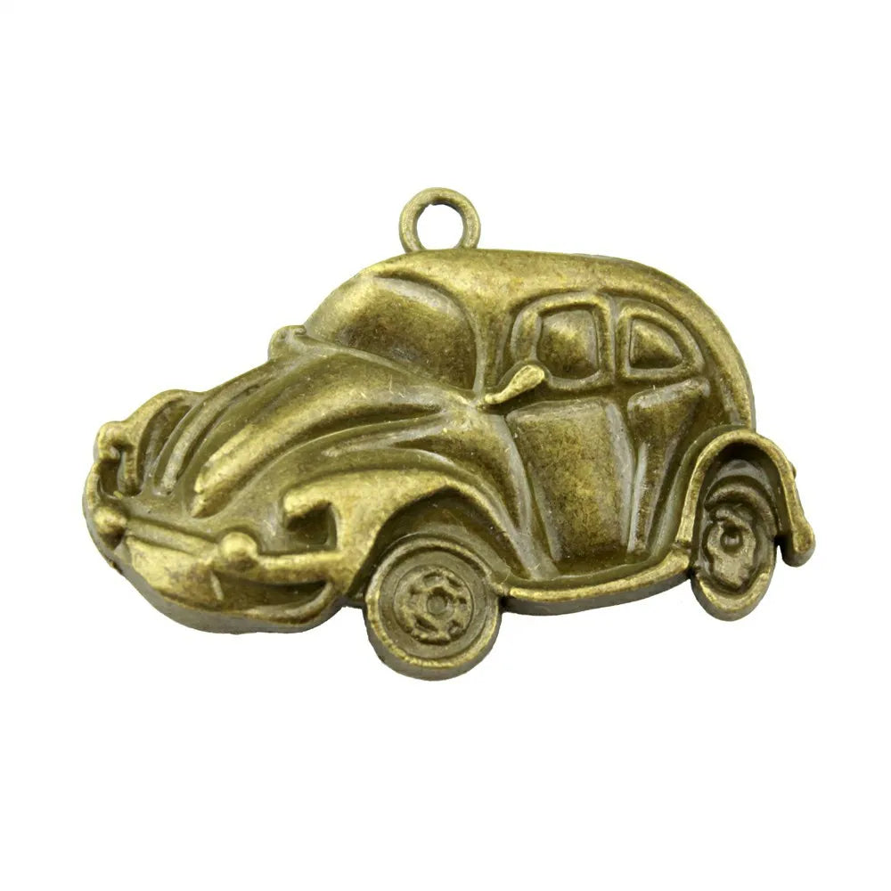 39x26mm 4.5g Multicolor Zinc Alloy Car Charm Pendant for DIY Keychain Necklace Bracelet Making