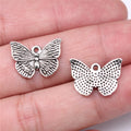 13x18mm 1.1g Multicolor Zinc Alloy Butterfly Charm Pendant for DIY Handmade Necklace Jewelry