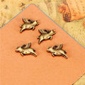 16x13MM Antique Silver Zinc Alloy Flying Pig Charm Pendant for DIY Necklace Bracelet Jewelry Making