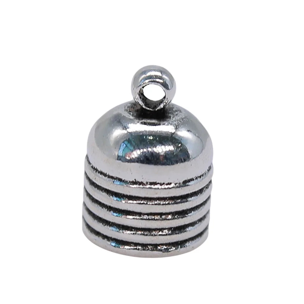 13x10x10mm 1.1g Antique Silver Zinc Alloy Tassel Cap Bead for DIY Handmade Tassel Jewelry Accessories