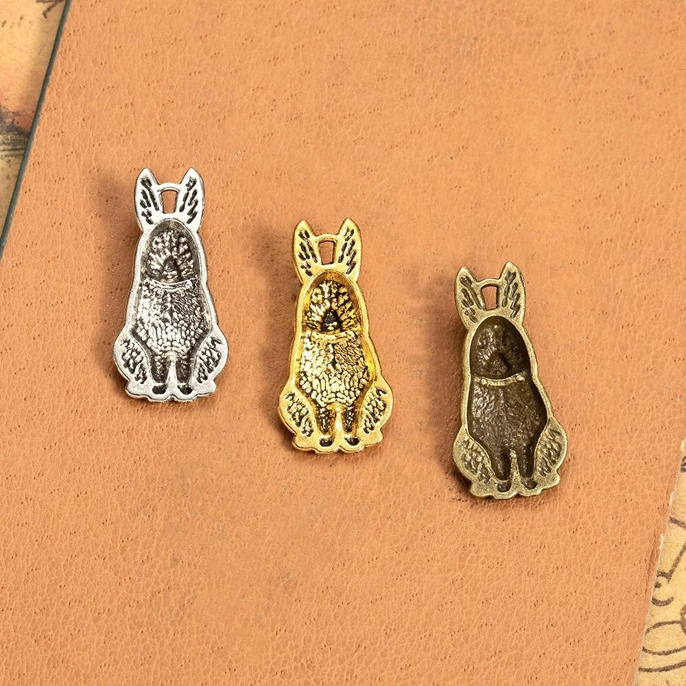 26x18MM Zinc Alloy Rabbit Charm Pendant for DIY Necklace Bracelet Jewelry Making