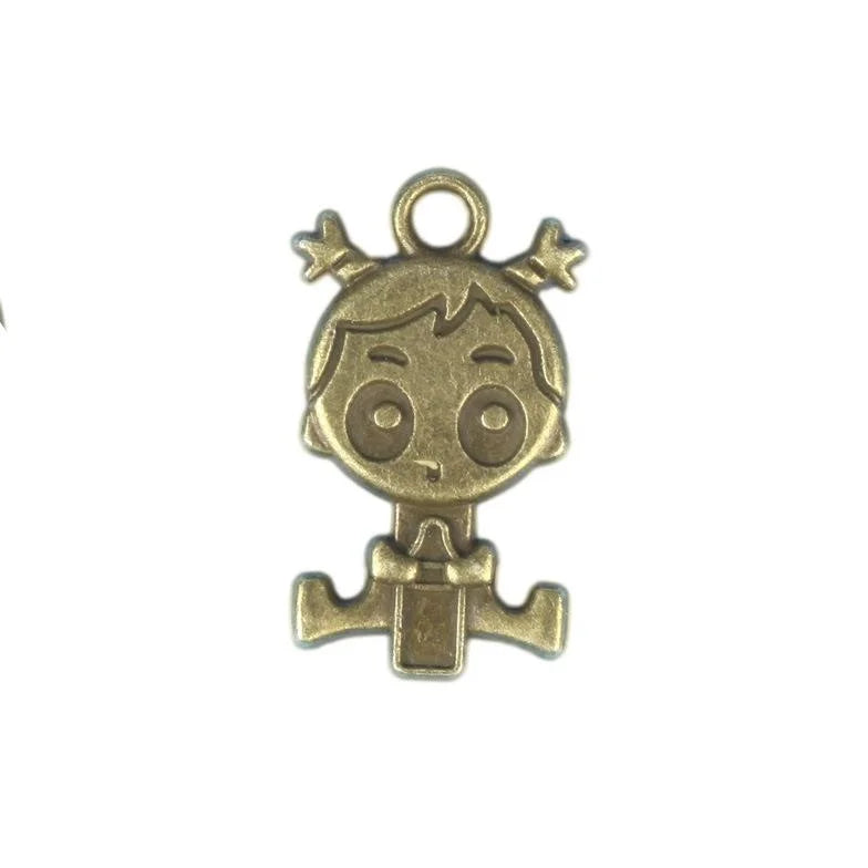 23x13MM Antique Silver Zinc Alloy Charm Pendant for DIY Necklace Bracelet Jewelry Making
