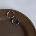 Premium Minimalist Round 316 Stainless Steel Drop Earrings Geometric Versatile Jewelry