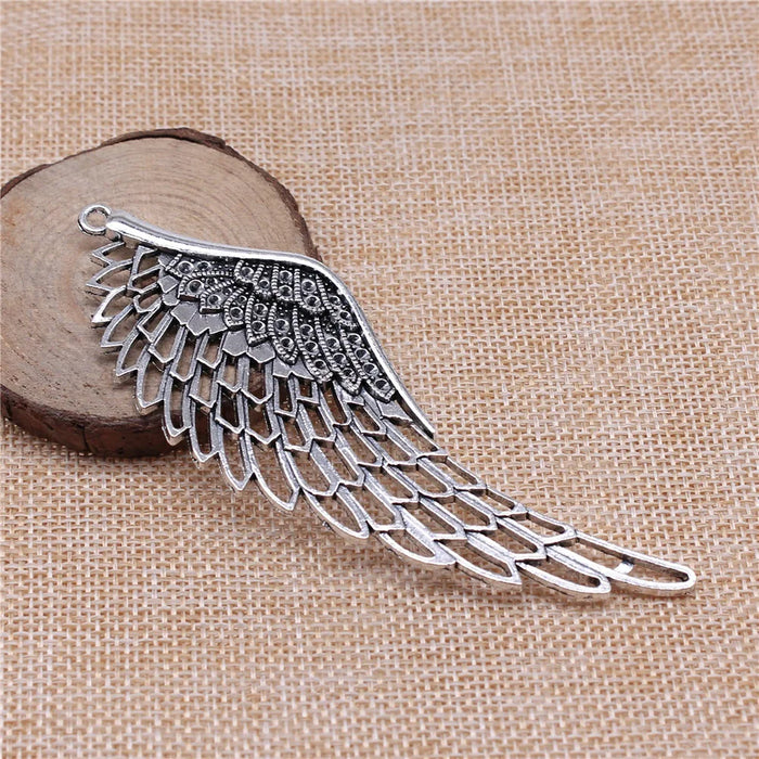 108mm 18.3g Multicolor Zinc Alloy Large Wing Charm Pendant for DIY Necklace Bracelet Jewelry Making