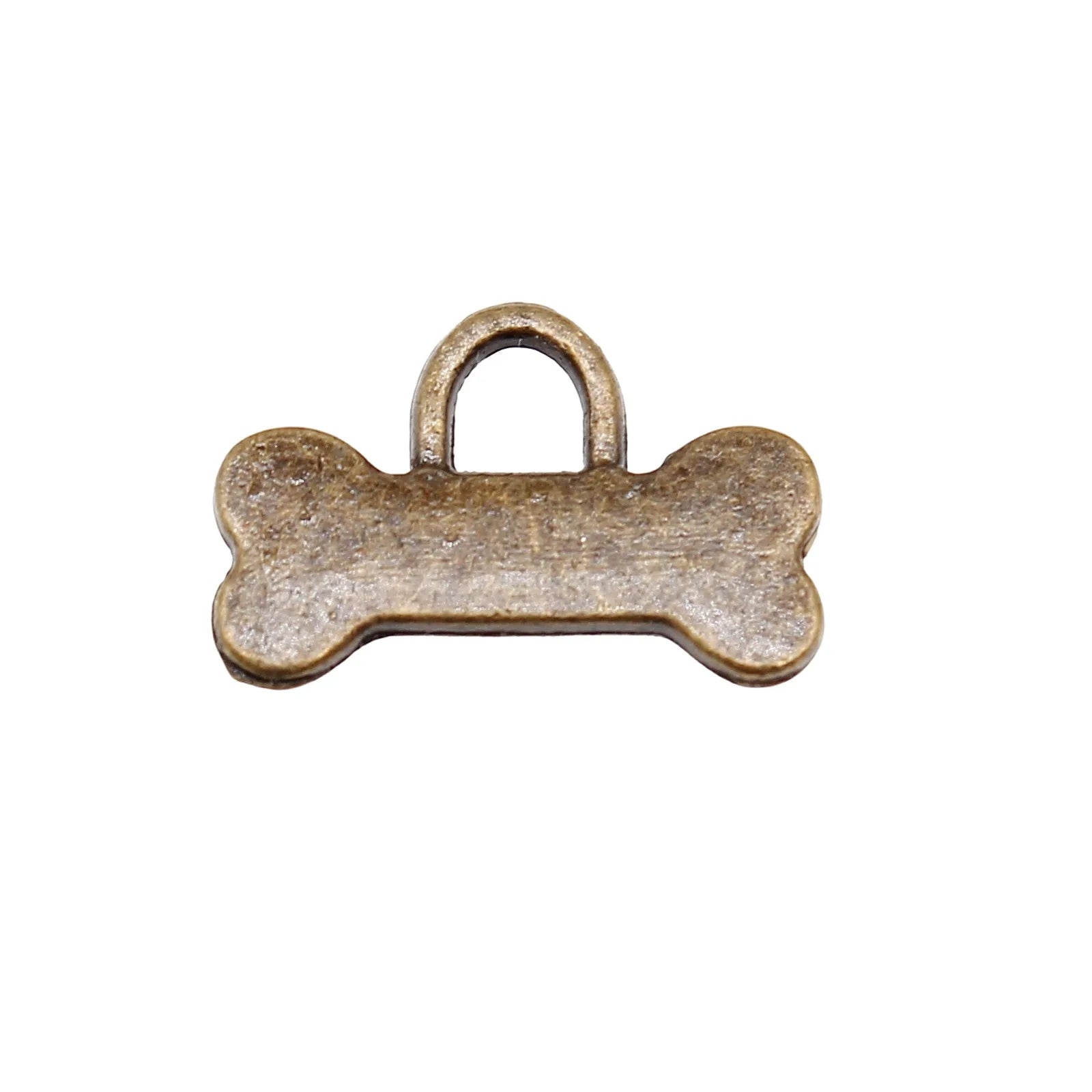 10x16mm 0.93g Antique Bronze Zinc Alloy Bone Charm Pendant for DIY Pet Theme Necklace Bracelet Making