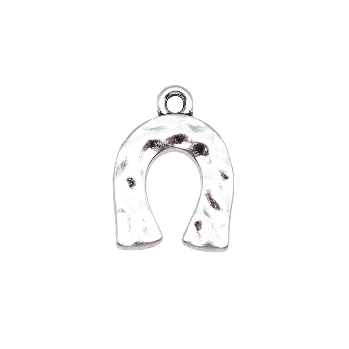 14x19mm 2g Antique Silver Iron Horseshoe Charm Pendant for DIY Necklace Bracelet Jewelry Making