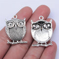 33x23mm 4.9g Multicolor Zinc Alloy Owl Cat Charm Pendant for DIY Bracelet Necklace Jewelry Making