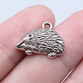 15x20mm 1.1g Antique Silver Zinc Alloy Hedgehog Charm Pendant for DIY Necklace Bracelet Jewelry Making