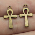 22x13mm 1.2g Multicolor Zinc Alloy Cross Charm Pendant for DIY Necklace Bracelet Jewelry Making