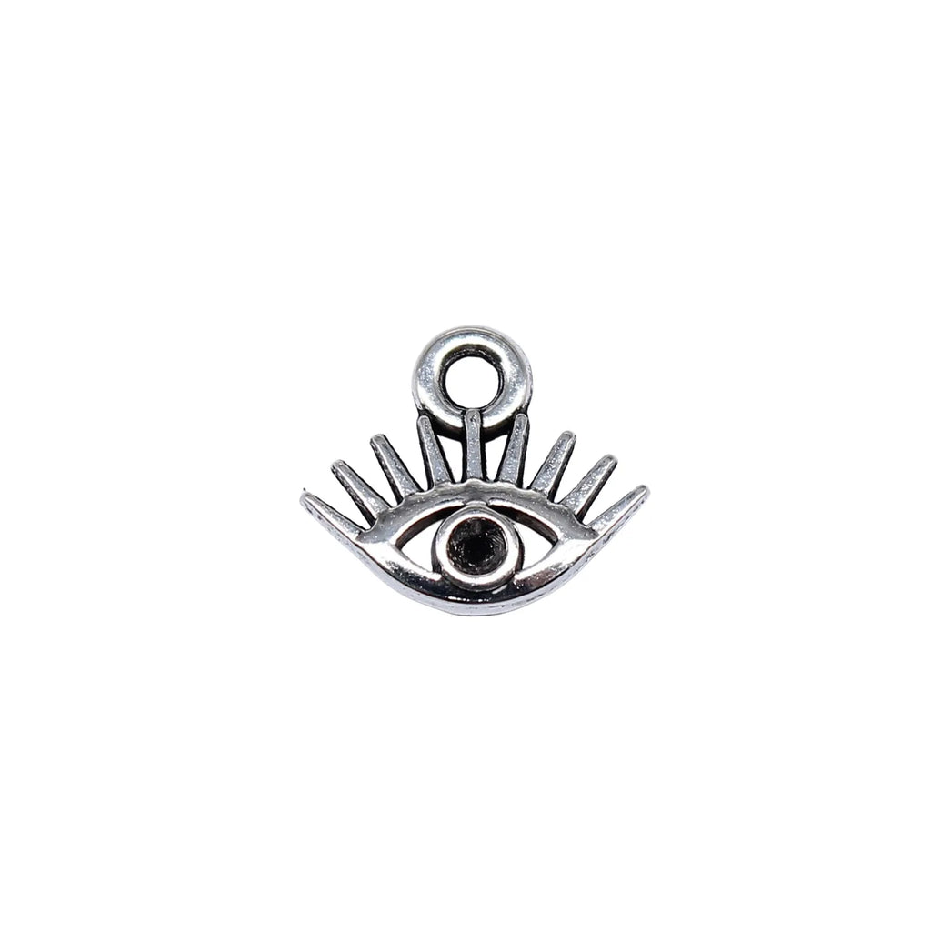 9x10mm 0.27g Multicolor Zinc Alloy Eye Charm Pendant for DIY Necklace Bracelet Jewelry Making