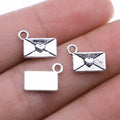 9x12mm 0.4g Multicolor Zinc Alloy Love Letter Charm Pendant for DIY Handmade Jewelry Making