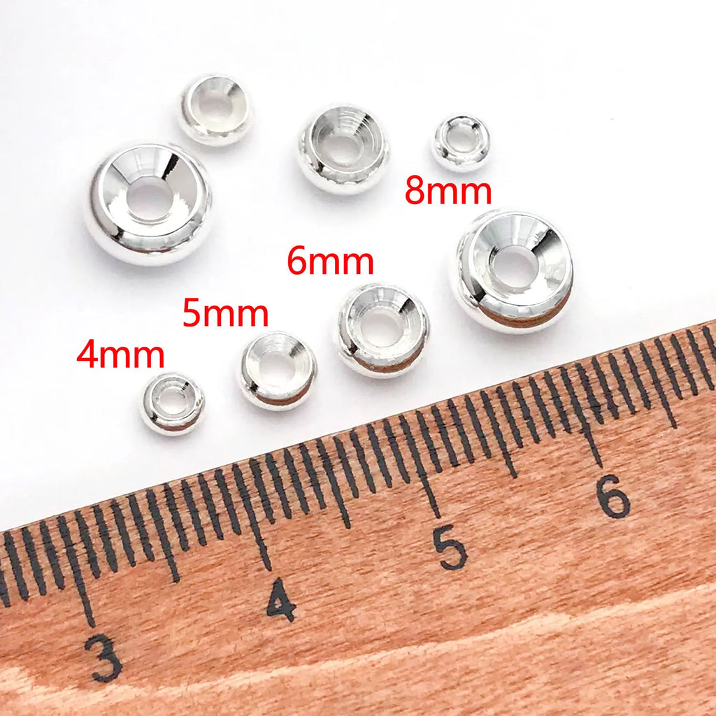 Copper Alloy 18K Gold Plated Double Wheel Spacer Bead for Bracelet Jewelry Making
