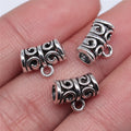12x9mm 1g Antique Silver Zinc Alloy Pendant Bails Connector Charms for DIY Jewelry Making