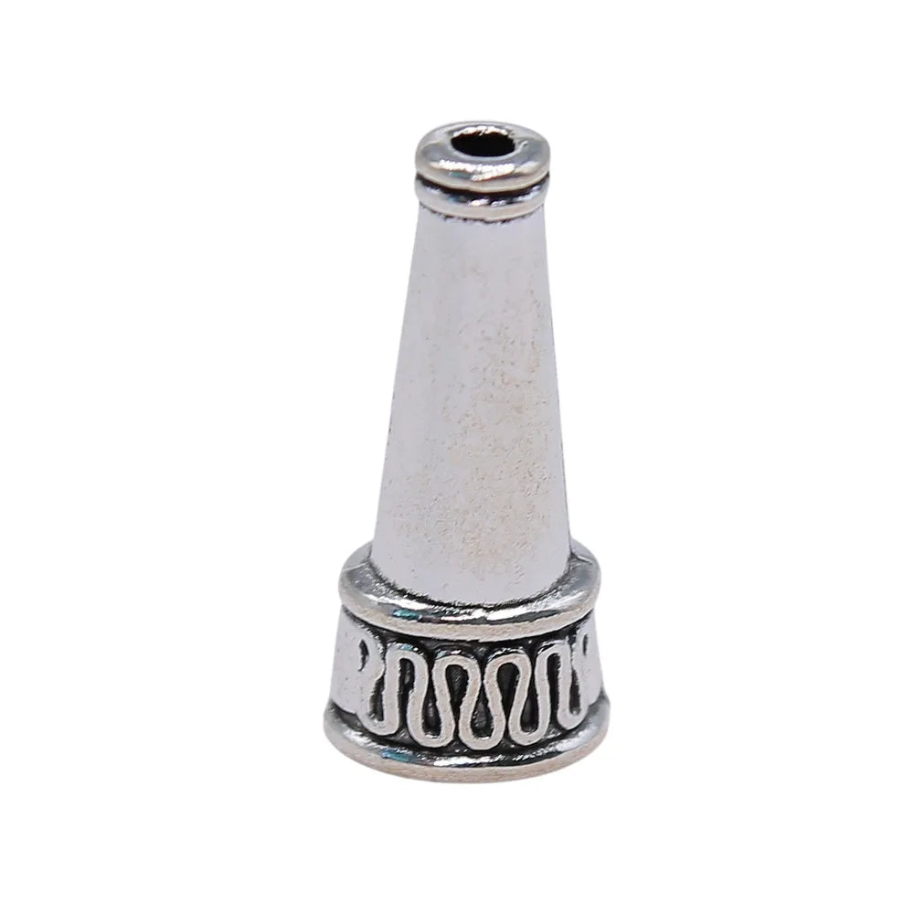 22x10x9mm 1.9g Antique Silver Zinc Alloy Tassel Cone Bead Caps for DIY Earring Necklace Jewelry Making