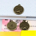 18MM Antique Silver Zinc Alloy Capricorn Charm Pendant for DIY Necklace Bracelet Jewelry Making