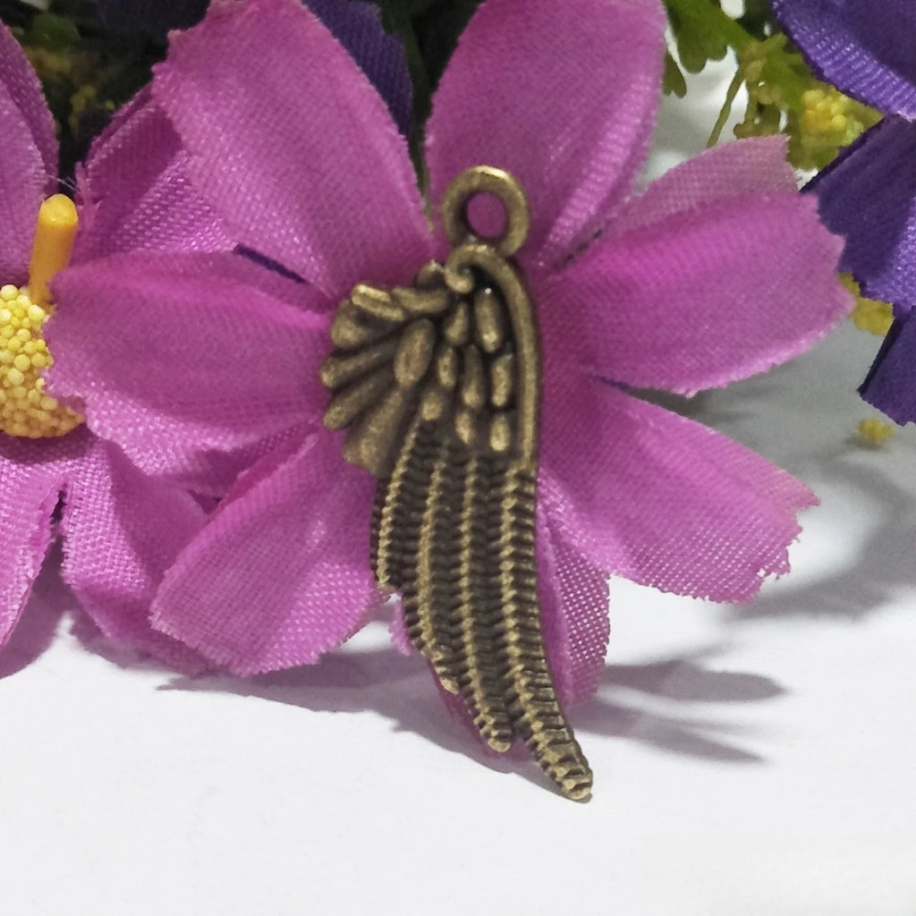 29x11MM Antique Silver Zinc Alloy Feather Charm Pendant for DIY Necklace Bracelet Jewelry Making