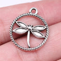 23x20mm 1.4g Antique Silver Zinc Alloy Dragonfly Charm Pendant for DIY Necklace Bracelet Jewelry Making