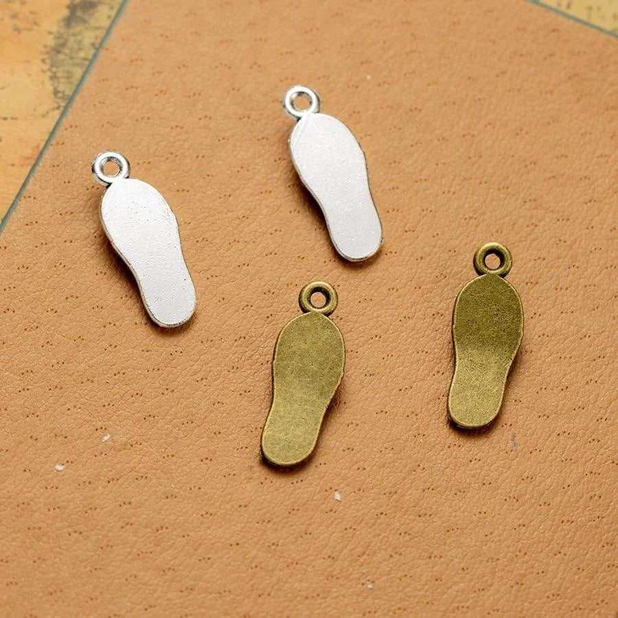 21x8MM Antique Silver Zinc Alloy Charm Pendant for DIY Necklace Bracelet Jewelry Making