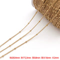 Stainless Steel O Ball Chain Connector Chains for DIY Tassel Necklace Jewelry Making