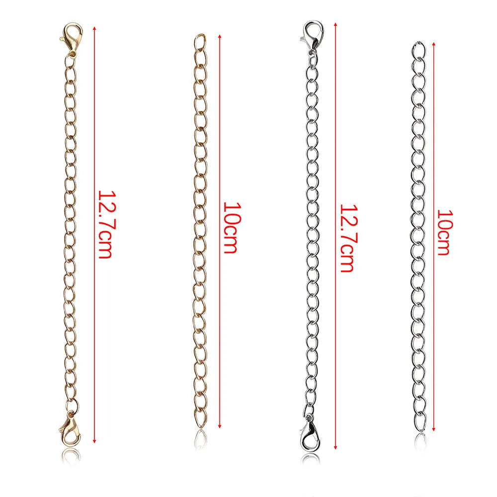 Zinc Alloy English Letter Chain with Lobster Clasp Jewelry Findings for Bag Charms