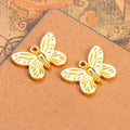 17x13MM Zinc Alloy Butterfly Charm Pendant for DIY Necklace Bracelet Jewelry Making