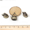 19x17MM Zinc Alloy Kettle Charm Pendant for DIY Necklace Bracelet Jewelry Making