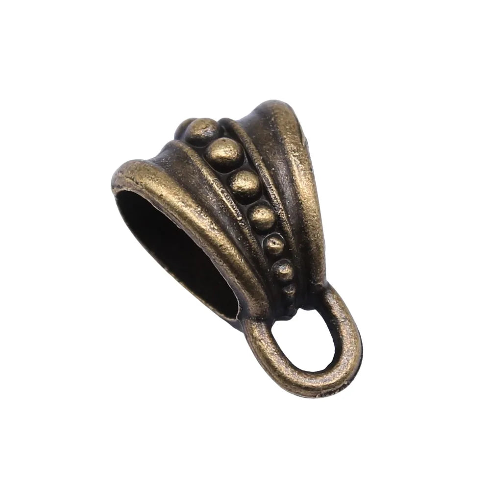 16x10mm 1.2g Multi-Color Zinc Alloy Pendant Bail Connectors for DIY Necklace Charm Jewelry Making