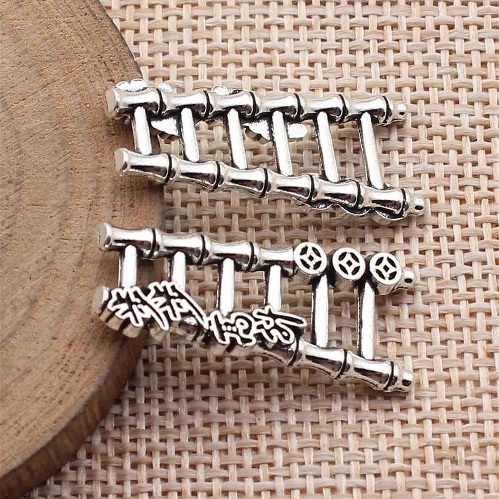 30x13x3mm 2.6g Antique Silver Zinc Alloy Ladder Charm Pendant for DIY Necklace Bracelet Making