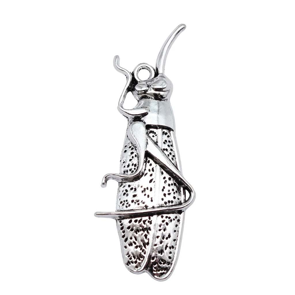 50x19mm 3.1g Antique Silver Zinc Alloy Longhorn Beetle Charm Pendant for DIY Necklace Bracelet Jewelry