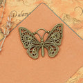 48x35MM Zinc Alloy Butterfly Charm Pendant for DIY Necklace Bracelet Jewelry Making