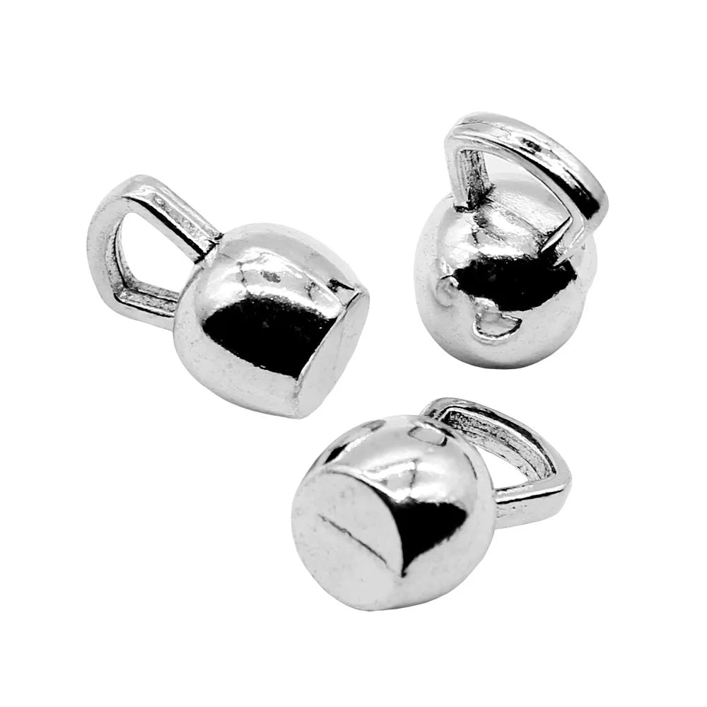 18x11x11mm 6.7g Multicolor Zinc Alloy Kettlebell Charm Pendant for DIY Fitness Jewelry Making