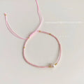 Bohemian Freshwater Pearl Geometric Ring Bracelet Handmade Sweet Vacation Style Jewelry