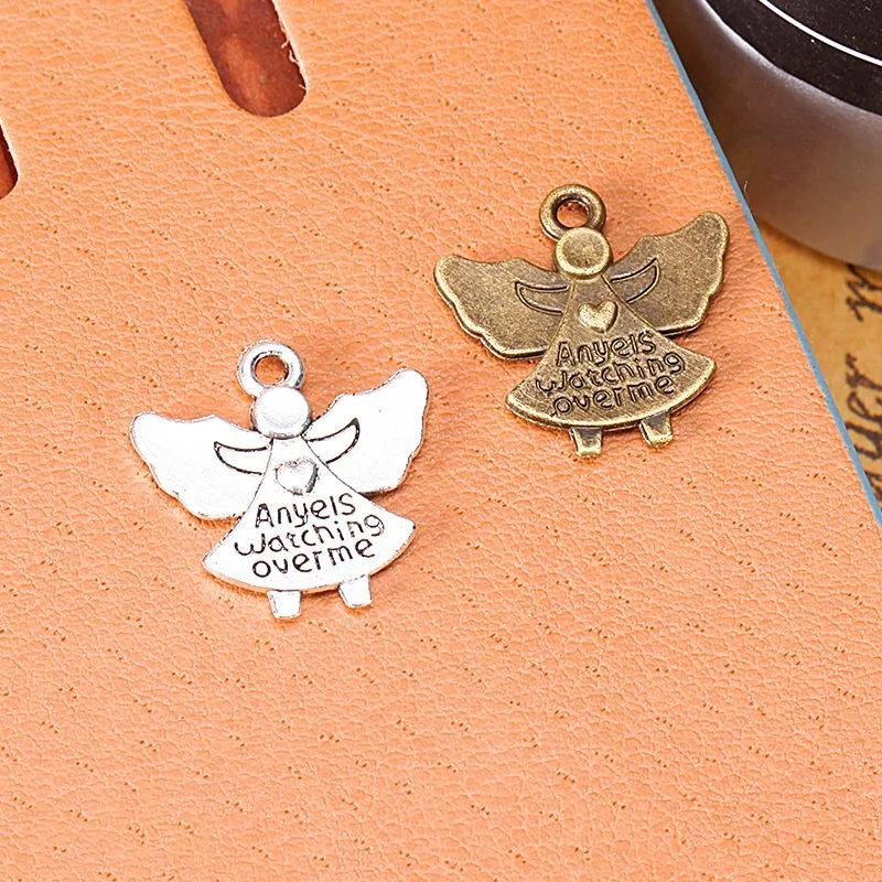 20x19MM Antique Silver Zinc Alloy Charm Pendant for DIY Necklace Bracelet Jewelry Making
