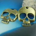34x30MM Zinc Alloy Skull Charm Pendant for DIY Necklace Bracelet Jewelry Making