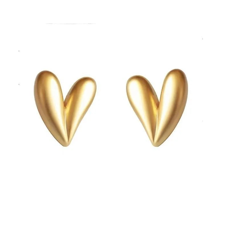 18K Gold Plated Copper Spiral Clip On Drop Earrings, Luxury Non Pierced Fashion Jewelry