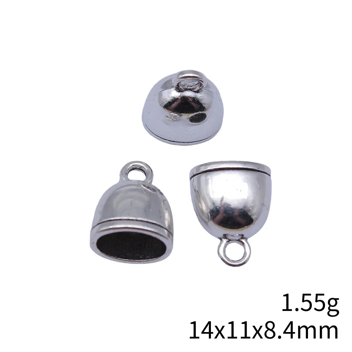 14x11x8.4mm 1.55g Antique Silver Zinc Alloy Tassel Cap Bead Caps for DIY Earrings Necklace Jewelry