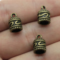 12x8x8mm 1.3g Multicolor Zinc Alloy Flower Bead Cap Tassel End Cap for DIY Jewelry Making