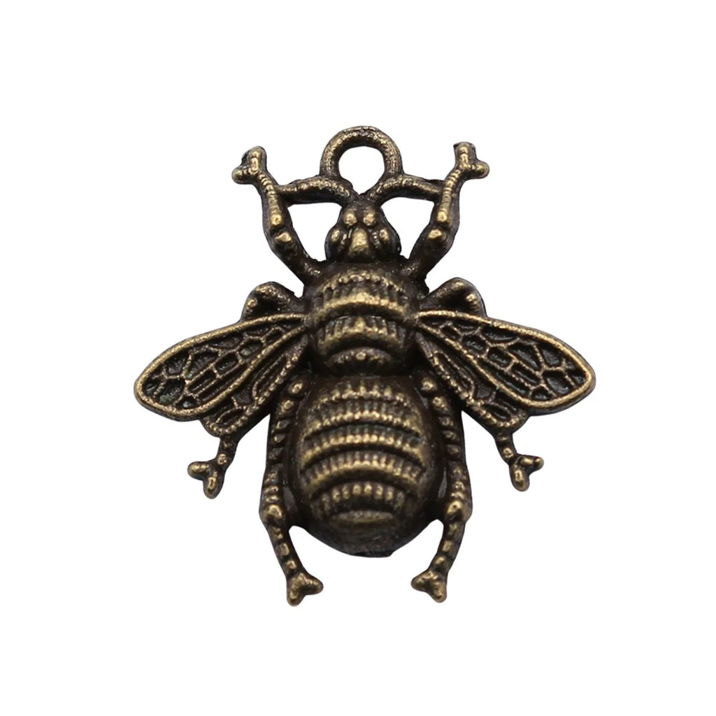 21x20mm 1.16g Multicolor Zinc Alloy Bee Charm Pendant for DIY Necklace Bracelet Jewelry Making