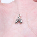 14x10mm 1.1g Multicolor Zinc Alloy Hazelnut Charm Pendant for DIY Food Theme Jewelry Making