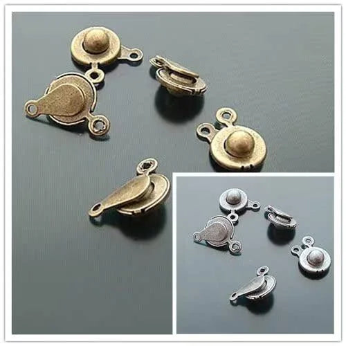 9MM Iron Charm Pendant for DIY Necklace Bracelet Jewelry Making