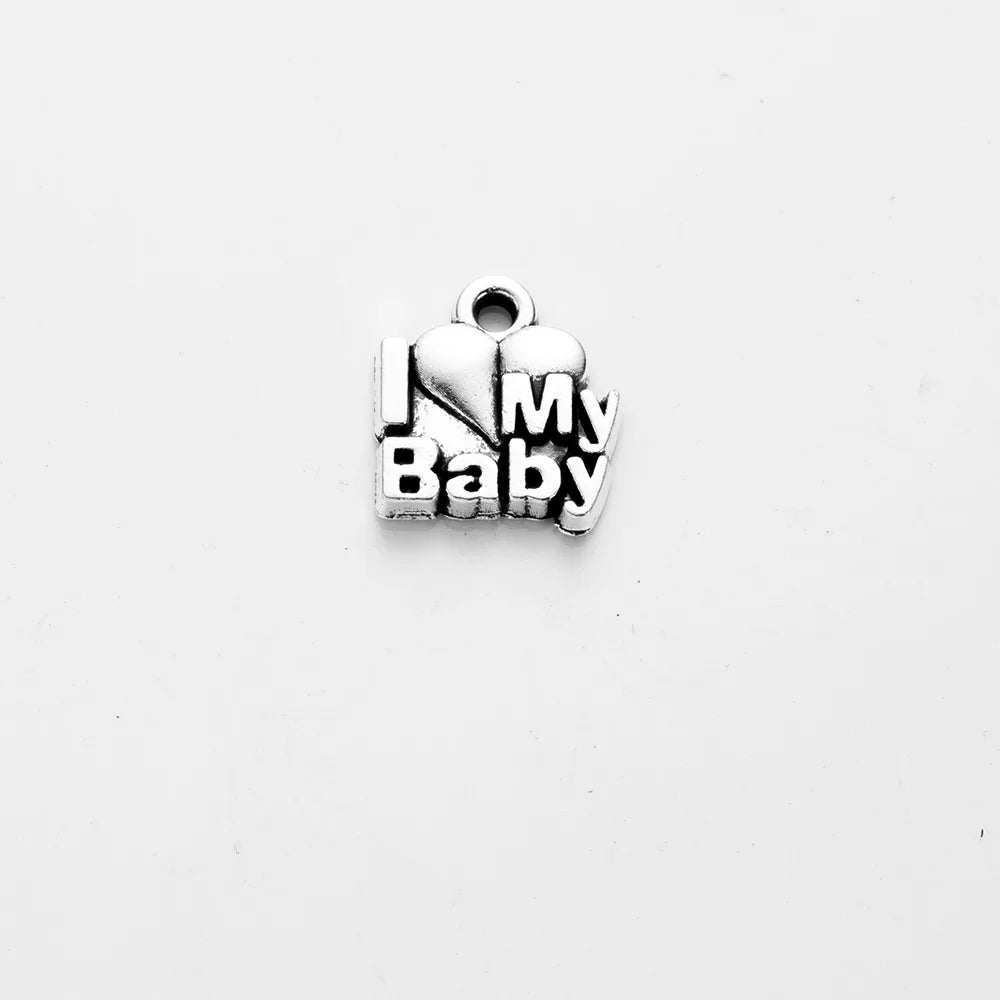 11x10MM Antique Silver Zinc Alloy Heart Charm Pendant for DIY Necklace Bracelet Jewelry Making