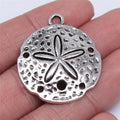 35x30mm 5.1g Antique Silver Zinc Alloy Sea Urchin Fossil Charm Pendant for DIY Jewelry Making