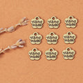 8MM Zinc Alloy Plum Blossom Charm Pendant for DIY Necklace Bracelet Jewelry Making