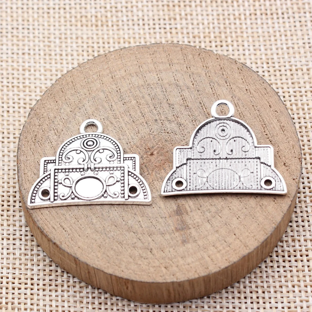 28x23mm 2g Multicolor Zinc Alloy Ethnic Style Connector Charm for Bracelet Necklace DIY Jewelry Making